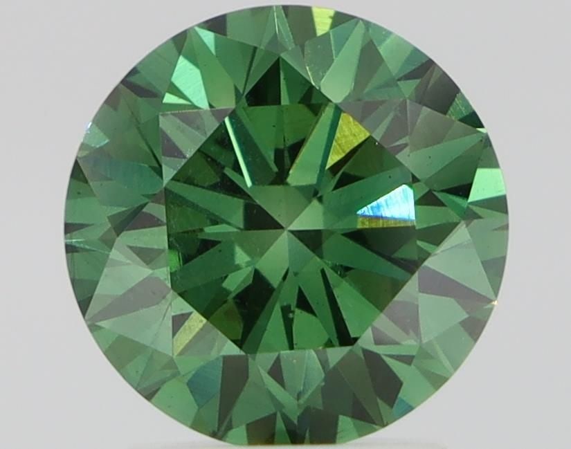 Loose Diamond - ROUND 2.19ct Fancy Green VS2: Loose Diamond - ROUND 2.19ct Fancy Green VS2 Source: This is a real non-mined Diamond that has been grown in a lab Shape: ROUND Carats: 2.19 Color: Fancy Green Certification: NONE Video: