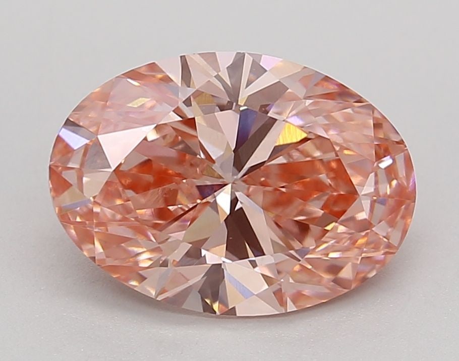 Loose Diamond - OVAL 2.71ct Fancy Pink VVS2: Loose Diamond - OVAL 2.71ct Fancy Pink VVS2 Source: This is a real non-mined Diamond that has been grown in a lab Shape: OVAL Carats: 2.71 Color: Fancy Pink Certification: IGI Video: