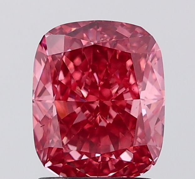 Loose Diamond - CUSHION MODIFIED 2.17ct Fancy Vivid Pink VS2: Loose Diamond - CUSHION MODIFIED 2.17ct Fancy Vivid Pink VS2 Source: This is a real non-mined Diamond that has been grown in a lab Shape: CUSHION MODIFIED Carats: 2.17 Color: Fancy Vivid Pink Certific