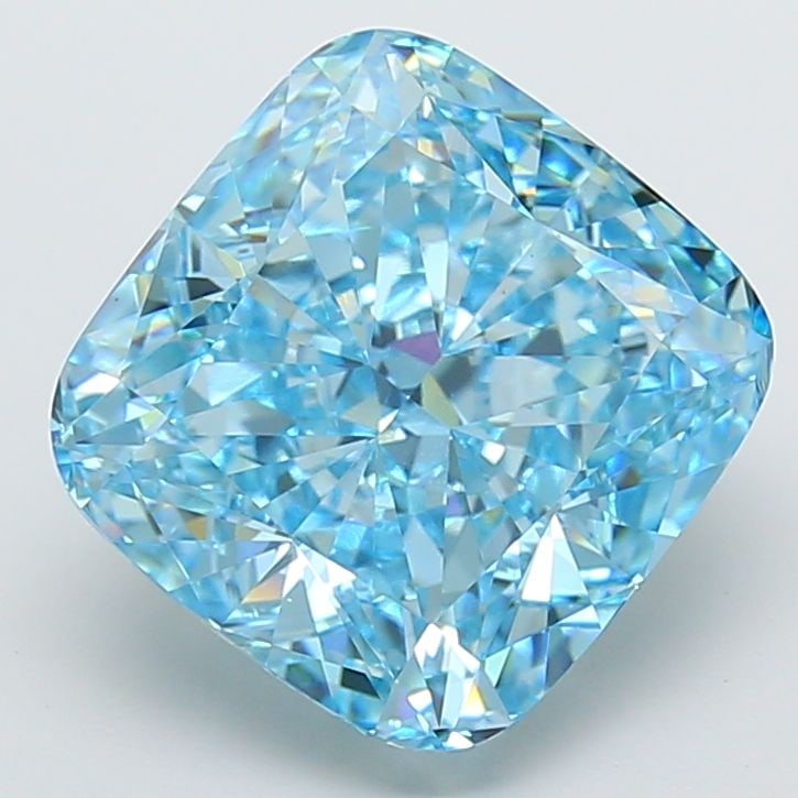 Loose Diamond - CUSHION MODIFIED 10.04ct Fancy Vivid Blue VS1: Loose Diamond - CUSHION MODIFIED 10.04ct Fancy Vivid Blue VS1 Source: This is a real non-mined Diamond that has been grown in a lab Shape: CUSHION MODIFIED Carats: 10.04 Color: Fancy Vivid Blue Certif