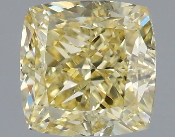 Loose Diamond - CUSHION MODIFIED 1.27ct Fancy Yellow VS1: Loose Diamond - CUSHION MODIFIED 1.27ct Fancy Yellow VS1 Source: This is a real non-mined Diamond that has been grown in a lab Shape: CUSHION MODIFIED Carats: 1.27 Color: Fancy Yellow Certification: I