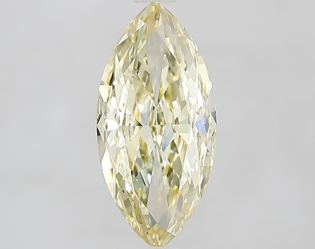Loose Diamond - MARQUISE 2.1ct Fancy Yellow VVS2: Loose Diamond - MARQUISE 2.1ct Fancy Yellow VVS2 Source: This is a real non-mined Diamond that has been grown in a lab Shape: MARQUISE Carats: 2.1 Color: Fancy Yellow Certification: IGI Video: