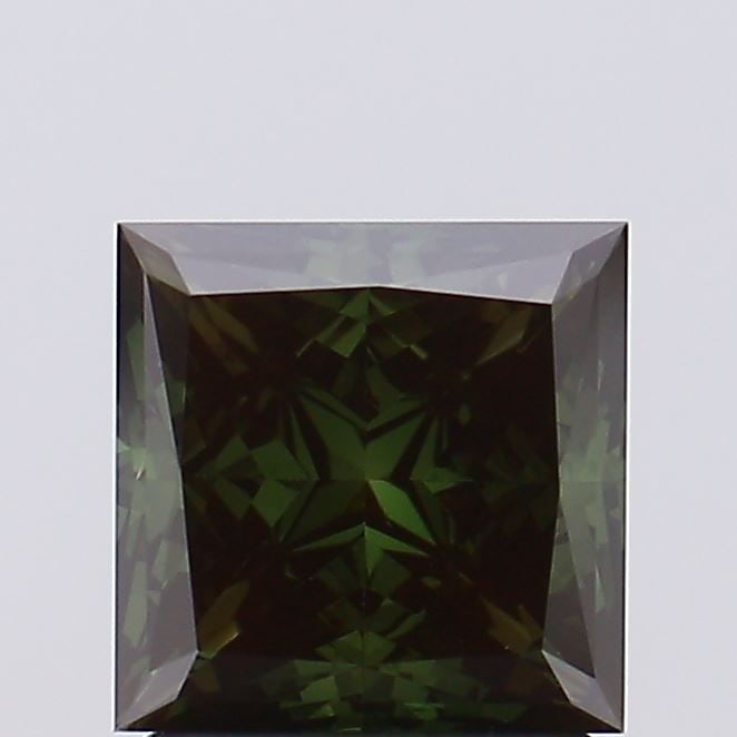 Loose Diamond - PRINCESS 1.75ct Fancy Deep Green VVS2: Loose Diamond - PRINCESS 1.75ct Fancy Deep Green VVS2 Source: This is a real non-mined Diamond that has been grown in a lab Shape: PRINCESS Carats: 1.75 Color: Fancy Deep Green Certification: IGI Vide