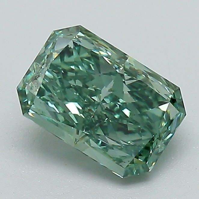 Loose Diamond - RADIANT 1.2ct Fancy Vivid Green VS1: Loose Diamond - RADIANT 1.2ct Fancy Vivid Green VS1 Source: This is a real non-mined Diamond that has been grown in a lab Shape: RADIANT Carats: 1.2 Color: Fancy Vivid Green Certification: IGI Video: