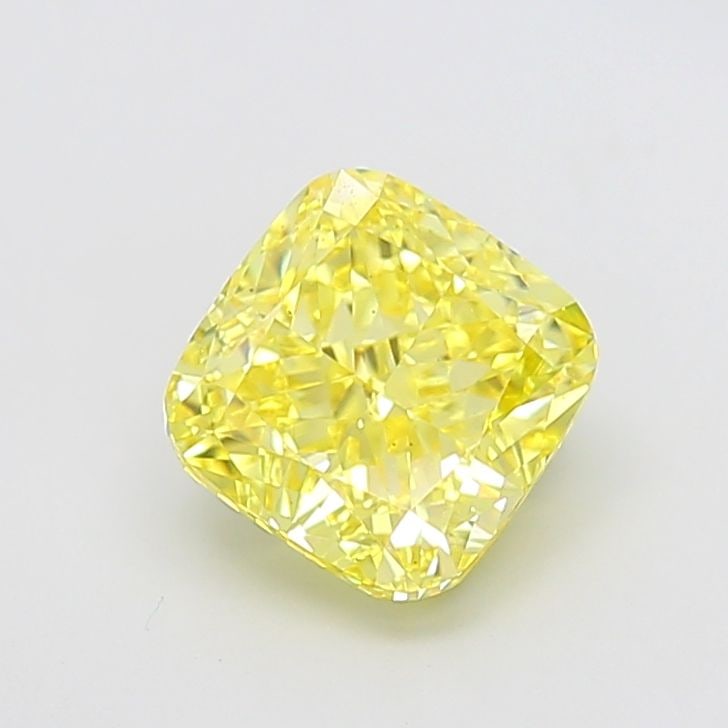 Loose Diamond - CUSHION MODIFIED 3.04ct Fancy Vivid Yellow VS1: Loose Diamond - CUSHION MODIFIED 3.04ct Fancy Vivid Yellow VS1 Source: This is a real non-mined Diamond that has been grown in a lab Shape: CUSHION MODIFIED Carats: 3.04 Color: Fancy Vivid Yellow Cert