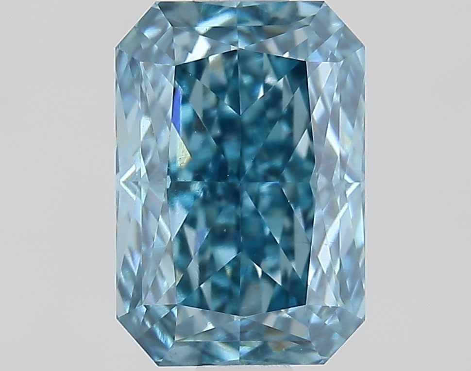 Loose Diamond - RADIANT 1.34ct Fancy Vivid Blue VVS2: Loose Diamond - RADIANT 1.34ct Fancy Vivid Blue VVS2 Source: This is a real non-mined Diamond that has been grown in a lab Shape: RADIANT Carats: 1.34 Color: Fancy Vivid Blue Certification: IGI Video: