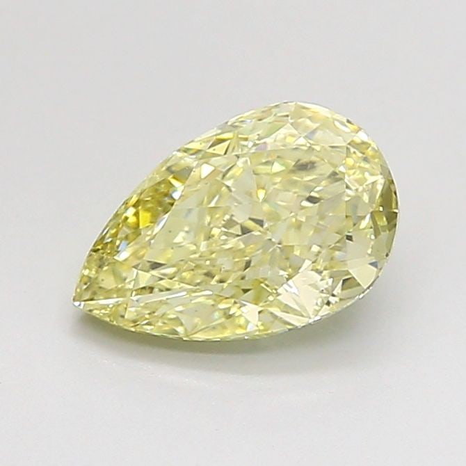 Loose Diamond - PEAR 1.1ct Fancy Yellow VS2: Loose Diamond - PEAR 1.1ct Fancy Yellow VS2 Source: This is a real non-mined Diamond that has been grown in a lab Shape: PEAR Carats: 1.1 Color: Fancy Yellow Certification: IGI Video:
