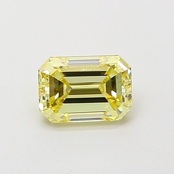 Loose Diamond - EMERALD 0.48ct Fancy Yellow VS2: Loose Diamond - EMERALD 0.48ct Fancy Yellow VS2 Source: This is a real non-mined Diamond that has been grown in a lab Shape: EMERALD Carats: 0.48 Color: Fancy Yellow Certification: IGI Video: