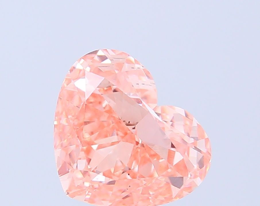 Loose Diamond - HEART 4.03ct Fancy Vivid Pink VS2: Loose Diamond - HEART 4.03ct Fancy Vivid Pink VS2 Source: This is a real non-mined Diamond that has been grown in a lab Shape: HEART Carats: 4.03 Color: Fancy Vivid Pink Certification: IGI Video: