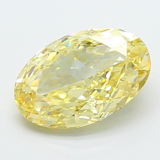 Loose Diamond - OVAL 2.53ct Fancy Intense Yellow VVS2: Loose Diamond - OVAL 2.53ct Fancy Intense Yellow VVS2 Source: This is a real non-mined Diamond that has been grown in a lab Shape: OVAL Carats: 2.53 Color: Fancy Intense Yellow Certification: IGI Vide