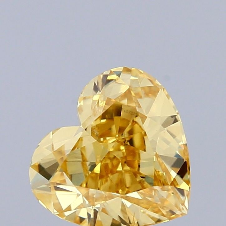 Loose Diamond - HEART 1.33ct Fancy Intense Yellow SI1: Loose Diamond - HEART 1.33ct Fancy Intense Yellow SI1 Source: This is a real non-mined Diamond that has been grown in a lab Shape: HEART Carats: 1.33 Color: Fancy Intense Yellow Certification: IGI Vid