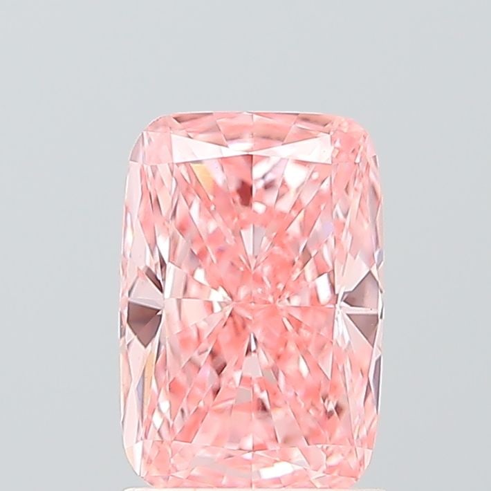 Loose Diamond - CUSHION MODIFIED 1.55ct Fancy Vivid Pink VVS2: Loose Diamond - CUSHION MODIFIED 1.55ct Fancy Vivid Pink VVS2 Source: This is a real non-mined Diamond that has been grown in a lab Shape: CUSHION MODIFIED Carats: 1.55 Color: Fancy Vivid Pink Certifi