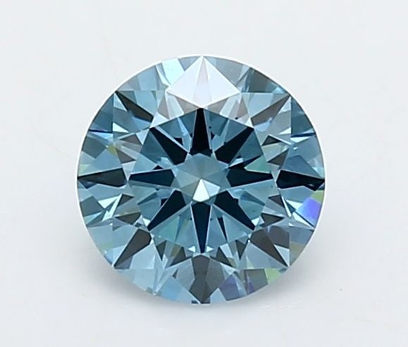 Ideal Loose Diamond - ROUND 1.04ct Fancy Vivid Blue VS1: Ideal Loose Diamond - ROUND 1.04ct Fancy Vivid Blue VS1 Source: This is a real non-mined Diamond that has been grown in a lab Shape: ROUND Carats: 1.04 Color: Fancy Vivid Blue Certification: IGI Video
