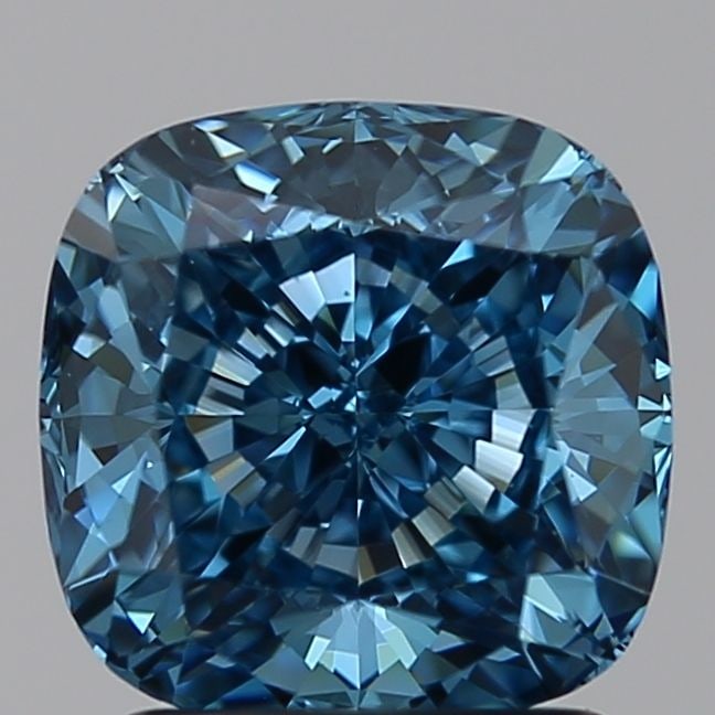 Loose Diamond - CUSHION BRILLIANT 2.0ct Blue VVS2: Loose Diamond - CUSHION BRILLIANT 2.0ct Blue VVS2 Source: This is a real non-mined Diamond that has been grown in a lab Shape: CUSHION BRILLIANT Carats: 2.0 Color: Blue Certification: NONE Video: