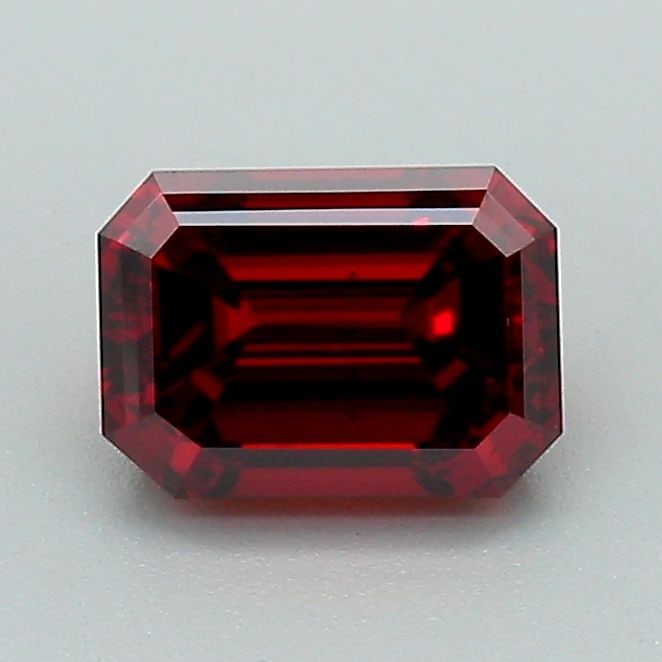 Loose Diamond - EMERALD 1.01ct Fancy Deep Orange SI1: Loose Diamond - EMERALD 1.01ct Fancy Deep Orange SI1 Source: This is a real non-mined Diamond that has been grown in a lab Shape: EMERALD Carats: 1.01 Color: Fancy Deep Orange Certification: IGI Video