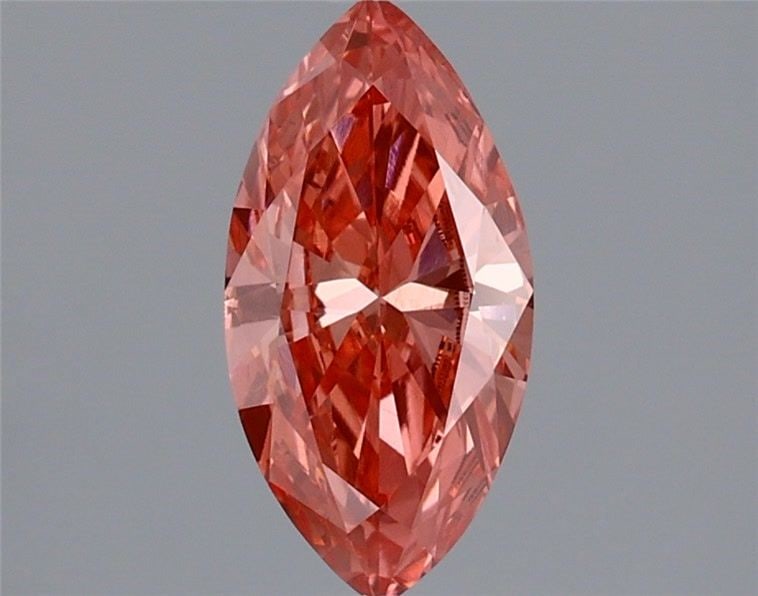 Loose Diamond - MARQUISE 0.7ct Fancy Vivid Pink VS1: Loose Diamond - MARQUISE 0.7ct Fancy Vivid Pink VS1 Source: This is a real non-mined Diamond that has been grown in a lab Shape: MARQUISE Carats: 0.7 Color: Fancy Vivid Pink Certification: IGI Video:
