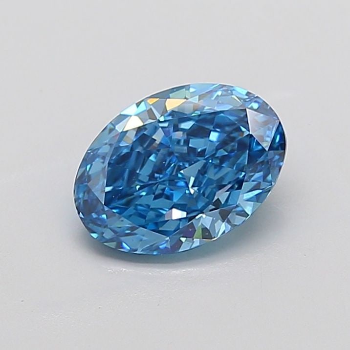 Loose Diamond - OVAL 2.66ct Fancy Vivid Blue VS1: Loose Diamond - OVAL 2.66ct Fancy Vivid Blue VS1 Source: This is a real non-mined Diamond that has been grown in a lab Shape: OVAL Carats: 2.66 Color: Fancy Vivid Blue Certification: IGI Video: