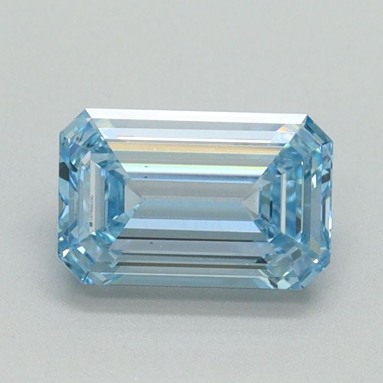 Loose Diamond - EMERALD 1.01ct Fancy Vivid Blue VS1: Loose Diamond - EMERALD 1.01ct Fancy Vivid Blue VS1 Source: This is a real non-mined Diamond that has been grown in a lab Shape: EMERALD Carats: 1.01 Color: Fancy Vivid Blue Certification: IGI Video: