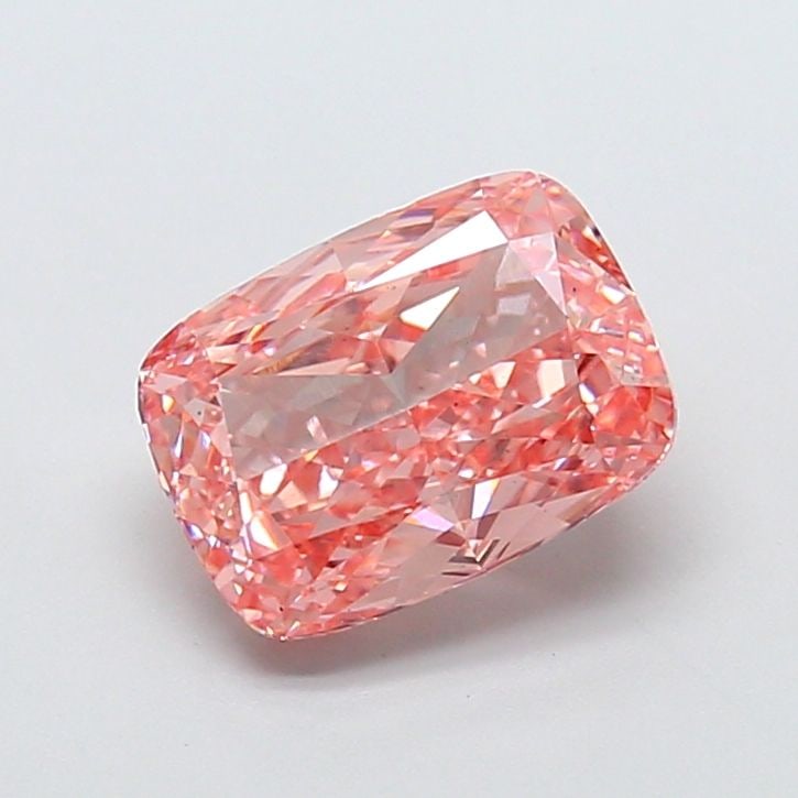 Loose Diamond - CUSHION MODIFIED 3.01ct Fancy Vivid Pink VS1: Loose Diamond - CUSHION MODIFIED 3.01ct Fancy Vivid Pink VS1 Source: This is a real non-mined Diamond that has been grown in a lab Shape: CUSHION MODIFIED Carats: 3.01 Color: Fancy Vivid Pink Certific