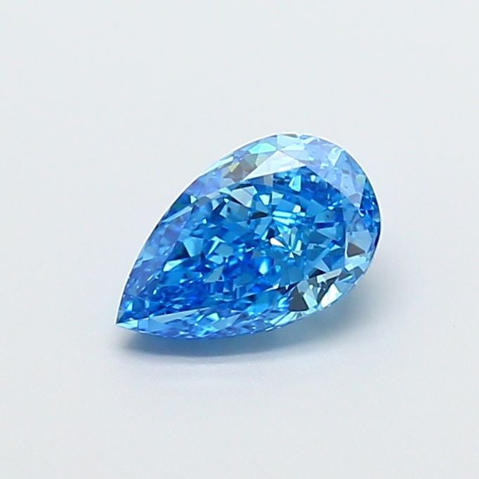 Loose Diamond - PEAR 1.0ct Fancy Vivid Blue VS1: Loose Diamond - PEAR 1.0ct Fancy Vivid Blue VS1 Source: This is a real non-mined Diamond that has been grown in a lab Shape: PEAR Carats: 1.0 Color: Fancy Vivid Blue Certification: IGI Video: