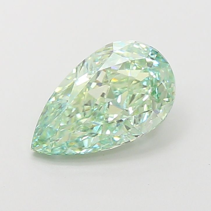 Loose Diamond - PEAR 2.42ct Fancy Vivid Green VS1: Loose Diamond - PEAR 2.42ct Fancy Vivid Green VS1 Source: This is a real non-mined Diamond that has been grown in a lab Shape: PEAR Carats: 2.42 Color: Fancy Vivid Green Certification: IGI Video: