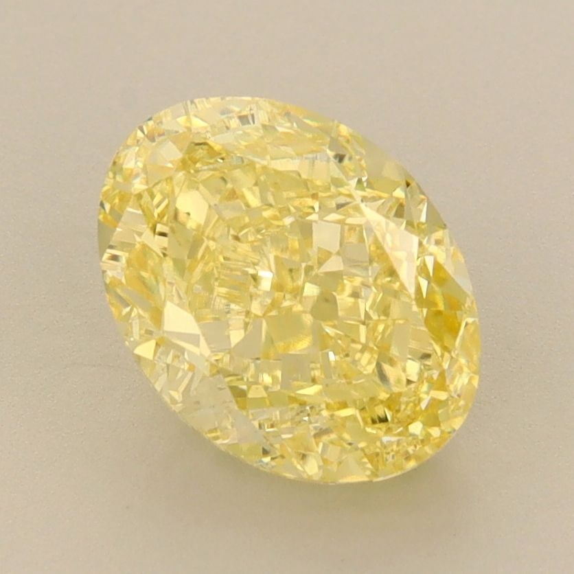 Loose Diamond - OVAL 2.29ct Fancy Intense Yellow VS1: Loose Diamond - OVAL 2.29ct Fancy Intense Yellow VS1 Source: This is a real non-mined Diamond that has been grown in a lab Shape: OVAL Carats: 2.29 Color: Fancy Intense Yellow Certification: IGI Video