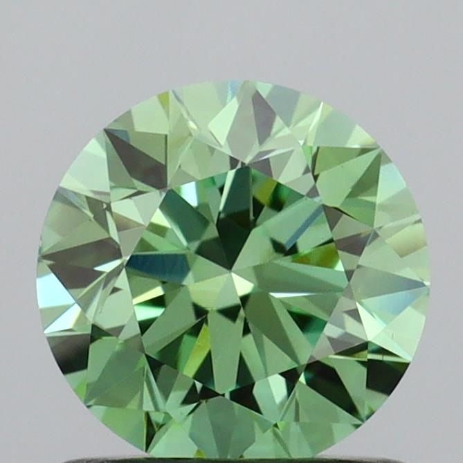 Ideal Loose Diamond - ROUND 0.92ct Fancy Vivid Green VS1: Ideal Loose Diamond - ROUND 0.92ct Fancy Vivid Green VS1 Source: This is a real non-mined Diamond that has been grown in a lab Shape: ROUND Carats: 0.92 Color: Fancy Vivid Green Certification: IGI Vid