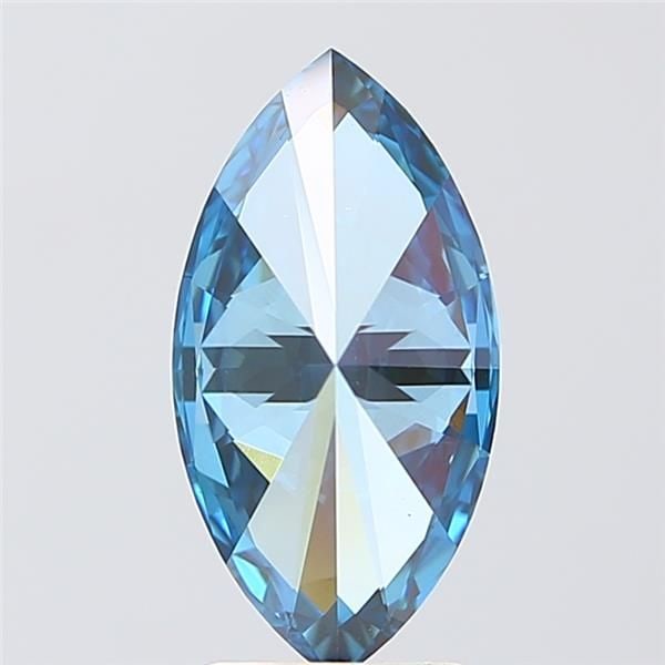 Loose Diamond - MARQUISE 2.09ct Fancy Vivid Blue VS2: Loose Diamond - MARQUISE 2.09ct Fancy Vivid Blue VS2 Source: This is a real non-mined Diamond that has been grown in a lab Shape: MARQUISE Carats: 2.09 Color: Fancy Vivid Blue Certification: IGI Video