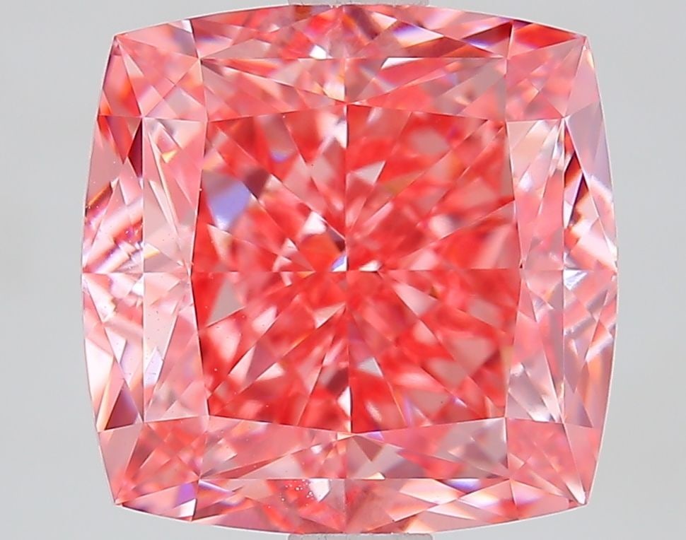 Loose Diamond - CUSHION MODIFIED 3.66ct Fancy Vivid Pink VVS2: Loose Diamond - CUSHION MODIFIED 3.66ct Fancy Vivid Pink VVS2 Source: This is a real non-mined Diamond that has been grown in a lab Shape: CUSHION MODIFIED Carats: 3.66 Color: Fancy Vivid Pink Certifi