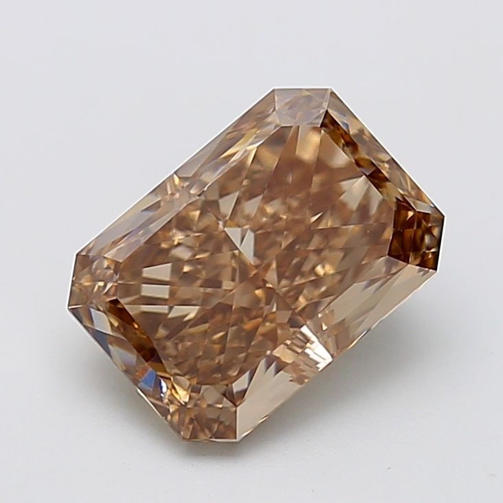 Loose Diamond - RADIANT 4.06ct Fancy Light Brown VS1: Loose Diamond - RADIANT 4.06ct Fancy Light Brown VS1 Source: This is a real non-mined Diamond that has been grown in a lab Shape: RADIANT Carats: 4.06 Color: Fancy Light Brown Certification: IGI Video