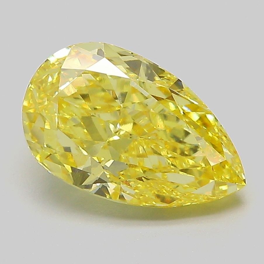 Loose Diamond - PEAR 3.05ct Fancy Vivid Yellow VS1: Loose Diamond - PEAR 3.05ct Fancy Vivid Yellow VS1 Source: This is a real non-mined Diamond that has been grown in a lab Shape: PEAR Carats: 3.05 Color: Fancy Vivid Yellow Certification: IGI Video: