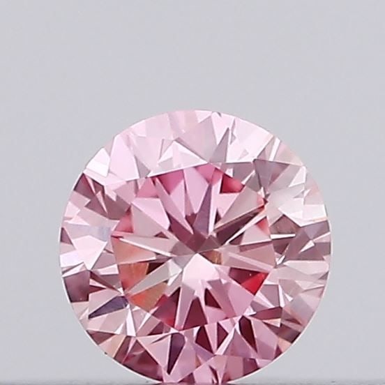 Loose Diamond - ROUND 0.14ct Fancy Vivid Pink VS1: Loose Diamond - ROUND 0.14ct Fancy Vivid Pink VS1 Source: This is a real non-mined Diamond that has been grown in a lab Shape: ROUND Carats: 0.14 Color: Fancy Vivid Pink Certification: IGI Video: