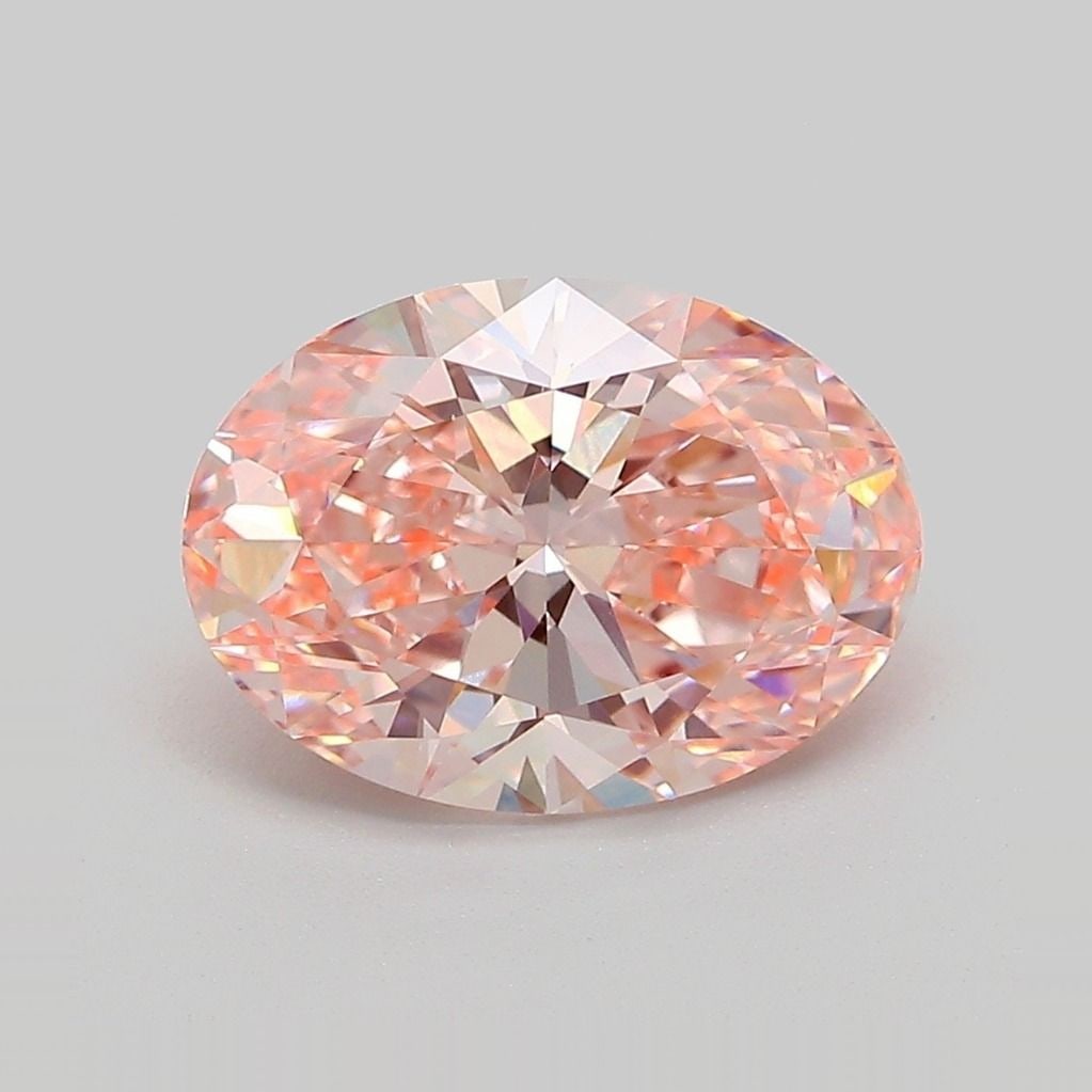 Loose Diamond - OVAL 2.99ct Fancy Vivid Pink VS1: Loose Diamond - OVAL 2.99ct Fancy Vivid Pink VS1 Source: This is a real non-mined Diamond that has been grown in a lab Shape: OVAL Carats: 2.99 Color: Fancy Vivid Pink Certification: IGI Video: