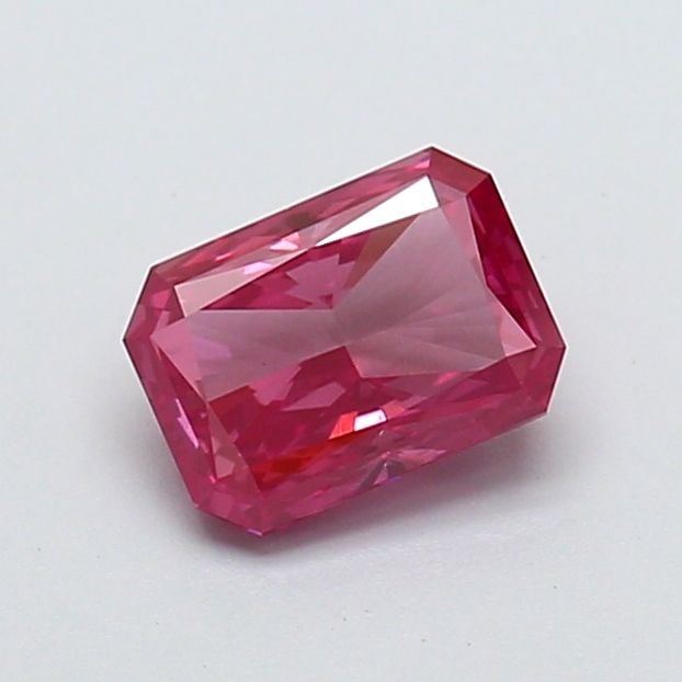 Loose Diamond - RADIANT 1.11ct Fancy Vivid Pink VS1: Loose Diamond - RADIANT 1.11ct Fancy Vivid Pink VS1 Source: This is a real non-mined Diamond that has been grown in a lab Shape: RADIANT Carats: 1.11 Color: Fancy Vivid Pink Certification: NONE Video: