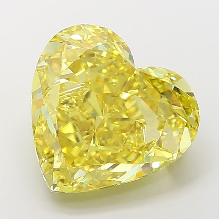 Loose Diamond - HEART 8.05ct Fancy Vivid Yellow VS1: Loose Diamond - HEART 8.05ct Fancy Vivid Yellow VS1 Source: This is a real non-mined Diamond that has been grown in a lab Shape: HEART Carats: 8.05 Color: Fancy Vivid Yellow Certification: IGI Video: