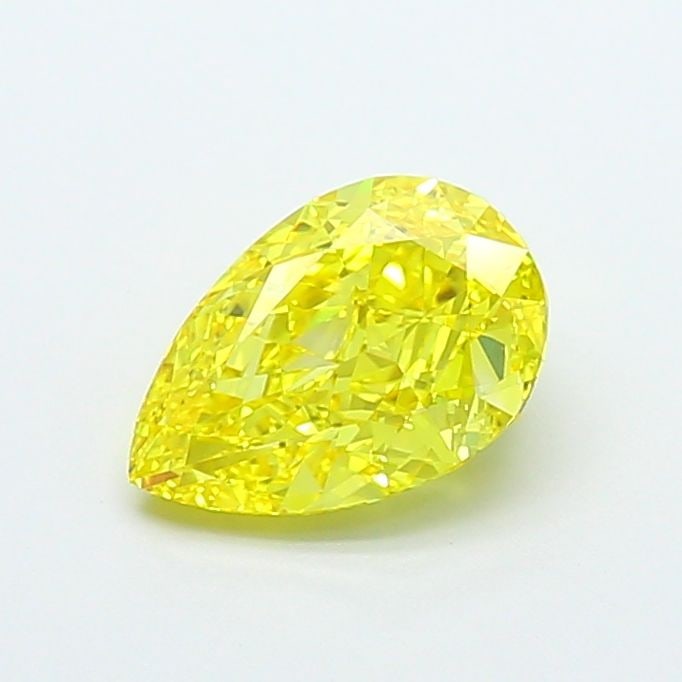 Loose Diamond - PEAR 2.3ct Fancy Vivid Yellow VVS1: Loose Diamond - PEAR 2.3ct Fancy Vivid Yellow VVS1 Source: This is a real non-mined Diamond that has been grown in a lab Shape: PEAR Carats: 2.3 Color: Fancy Vivid Yellow Certification: IGI Video: