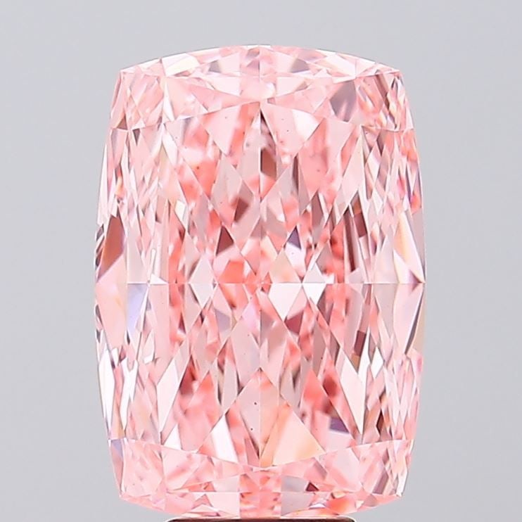 Loose Diamond - CUSHION MODIFIED 8.53ct Fancy Vivid Pink VS1: Loose Diamond - CUSHION MODIFIED 8.53ct Fancy Vivid Pink VS1 Source: This is a real non-mined Diamond that has been grown in a lab Shape: CUSHION MODIFIED Carats: 8.53 Color: Fancy Vivid Pink Certific