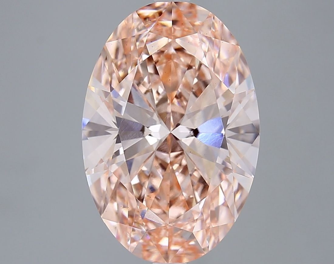 Loose Diamond - OVAL 5.04ct Fancy Vivid Pink VS2: Loose Diamond - OVAL 5.04ct Fancy Vivid Pink VS2 Source: This is a real non-mined Diamond that has been grown in a lab Shape: OVAL Carats: 5.04 Color: Fancy Vivid Pink Certification: IGI Video:
