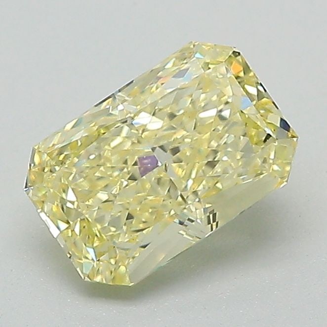 Loose Diamond - RADIANT 1.24ct Fancy Intense Yellow VS1: Loose Diamond - RADIANT 1.24ct Fancy Intense Yellow VS1 Source: This is a real non-mined Diamond that has been grown in a lab Shape: RADIANT Carats: 1.24 Color: Fancy Intense Yellow Certification: IGI
