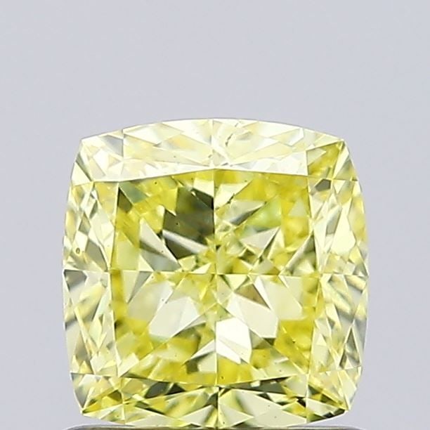 Loose Diamond - CUSHION MODIFIED 1.01ct Fancy Intense Yellow VS2: Loose Diamond - CUSHION MODIFIED 1.01ct Fancy Intense Yellow VS2 Source: This is a real non-mined Diamond that has been grown in a lab Shape: CUSHION MODIFIED Carats: 1.01 Color: Fancy Intense Yellow 