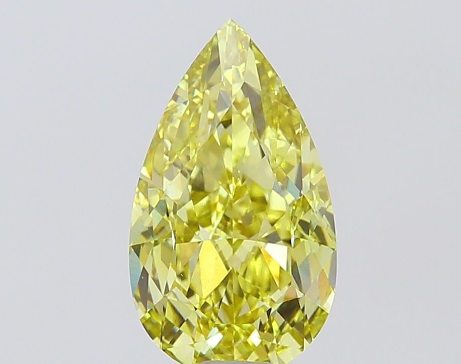 Loose Diamond - PEAR 4.01ct Fancy Yellow VS1: Loose Diamond - PEAR 4.01ct Fancy Yellow VS1 Source: This is a real non-mined Diamond that has been grown in a lab Shape: PEAR Carats: 4.01 Color: Fancy Yellow Certification: IGI Video: