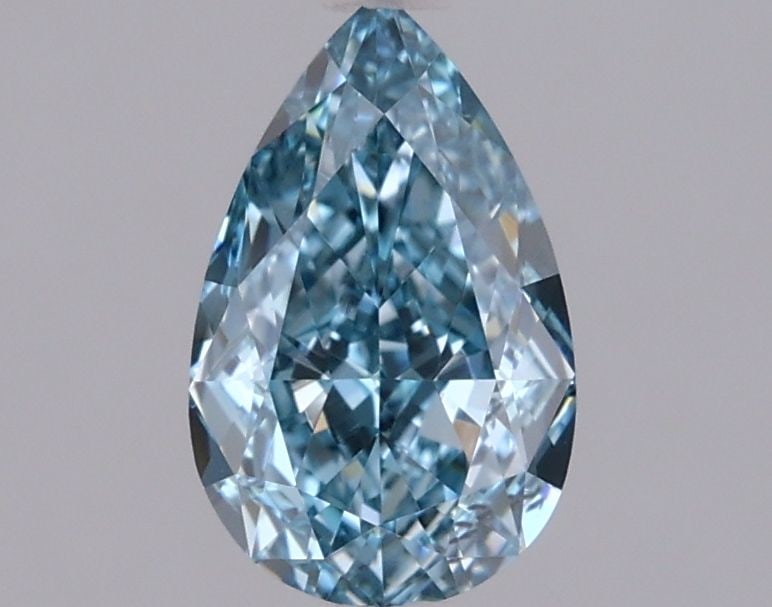 Loose Diamond - PEAR 1.02ct Blue VS2: Loose Diamond - PEAR 1.02ct Blue VS2 Source: This is a real non-mined Diamond that has been grown in a lab Shape: PEAR Carats: 1.02 Color: Blue Certification: NONE Video: