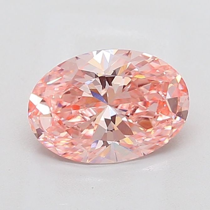 Loose Diamond - OVAL 2.08ct Fancy Vivid Pink VS2: Loose Diamond - OVAL 2.08ct Fancy Vivid Pink VS2 Source: This is a real non-mined Diamond that has been grown in a lab Shape: OVAL Carats: 2.08 Color: Fancy Vivid Pink Certification: IGI Video: