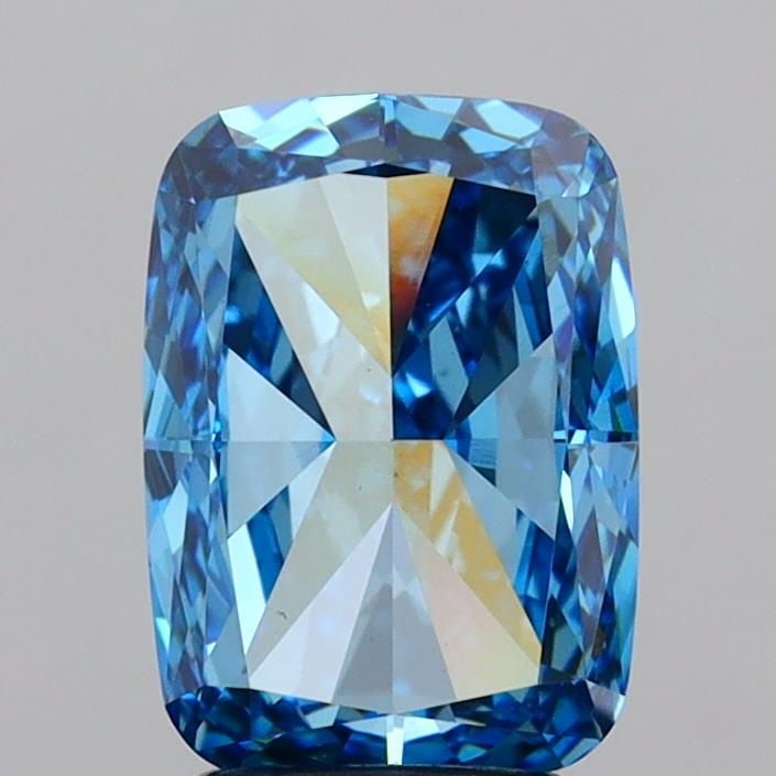 Loose Diamond - CUSHION MODIFIED 3.07ct Fancy Vivid Blue VS1: Loose Diamond - CUSHION MODIFIED 3.07ct Fancy Vivid Blue VS1 Source: This is a real non-mined Diamond that has been grown in a lab Shape: CUSHION MODIFIED Carats: 3.07 Color: Fancy Vivid Blue Certific