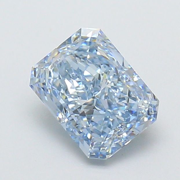 Loose Diamond - RADIANT 1.46ct Fancy Intense Blue VVS2: Loose Diamond - RADIANT 1.46ct Fancy Intense Blue VVS2 Source: This is a real non-mined Diamond that has been grown in a lab Shape: RADIANT Carats: 1.46 Color: Fancy Intense Blue Certification: IGI Vi