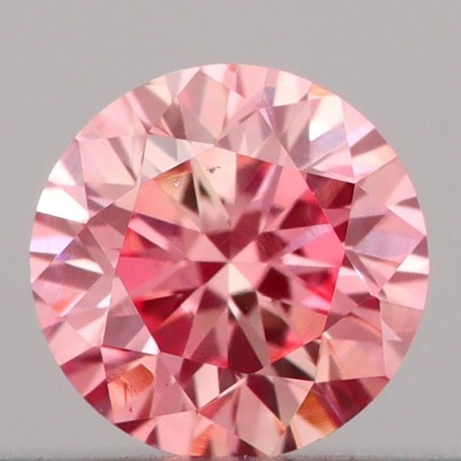 Loose Diamond - ROUND 0.18ct Fancy Intense Pink VS1: Loose Diamond - ROUND 0.18ct Fancy Intense Pink VS1 Source: This is a real non-mined Diamond that has been grown in a lab Shape: ROUND Carats: 0.18 Color: Fancy Intense Pink Certification: IGI Video: