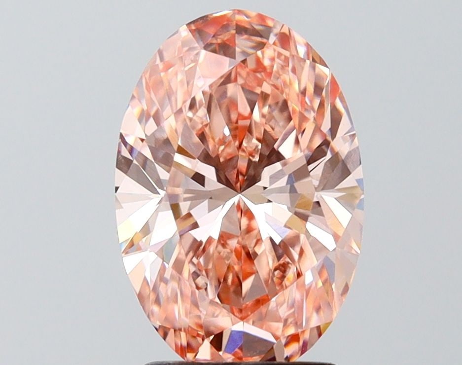 Loose Diamond - OVAL 2.51ct Fancy Vivid Pink VVS2: Loose Diamond - OVAL 2.51ct Fancy Vivid Pink VVS2 Source: This is a real non-mined Diamond that has been grown in a lab Shape: OVAL Carats: 2.51 Color: Fancy Vivid Pink Certification: IGI Video: