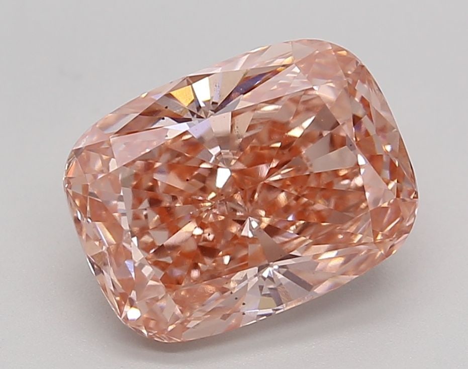 Loose Diamond - CUSHION BRILLIANT 3.24ct Fancy Pink VS2: Loose Diamond - CUSHION BRILLIANT 3.24ct Fancy Pink VS2 Source: This is a real non-mined Diamond that has been grown in a lab Shape: CUSHION BRILLIANT Carats: 3.24 Color: Fancy Pink Certification: IGI