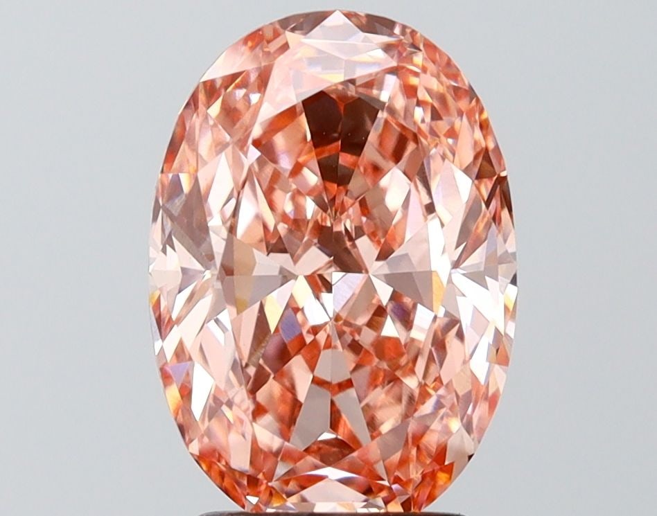 Loose Diamond - OVAL 3.05ct Fancy Vivid Pink VVS2: Loose Diamond - OVAL 3.05ct Fancy Vivid Pink VVS2 Source: This is a real non-mined Diamond that has been grown in a lab Shape: OVAL Carats: 3.05 Color: Fancy Vivid Pink Certification: IGI Video:
