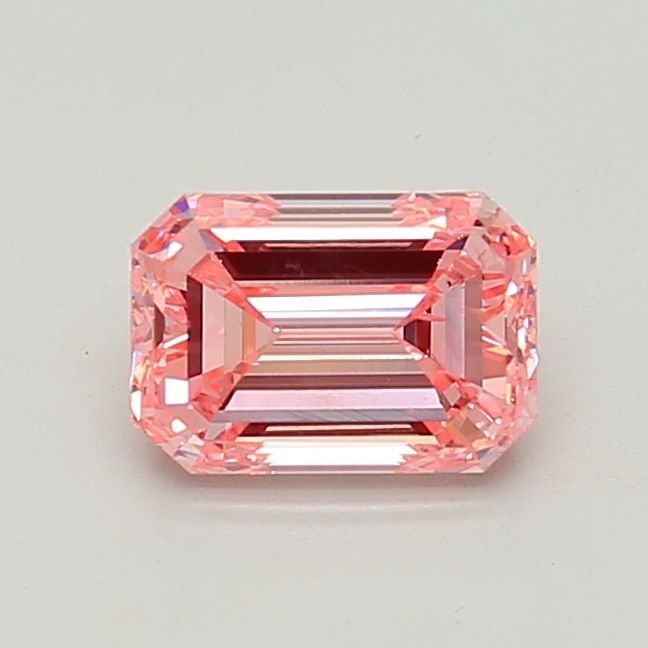 Loose Diamond - EMERALD 2.0ct Fancy Vivid Pink SI2: Loose Diamond - EMERALD 2.0ct Fancy Vivid Pink SI2 Source: This is a real non-mined Diamond that has been grown in a lab Shape: EMERALD Carats: 2.0 Color: Fancy Vivid Pink Certification: IGI Video: